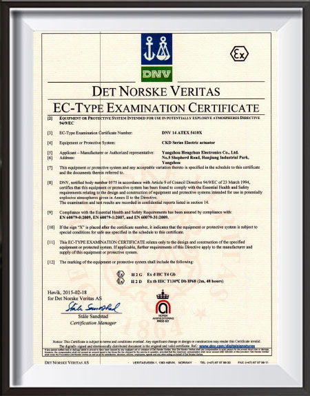 Norway-ATEX-A+-product-explosion-proof-certificate
